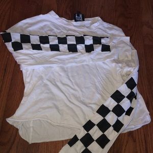cropped long sleeve